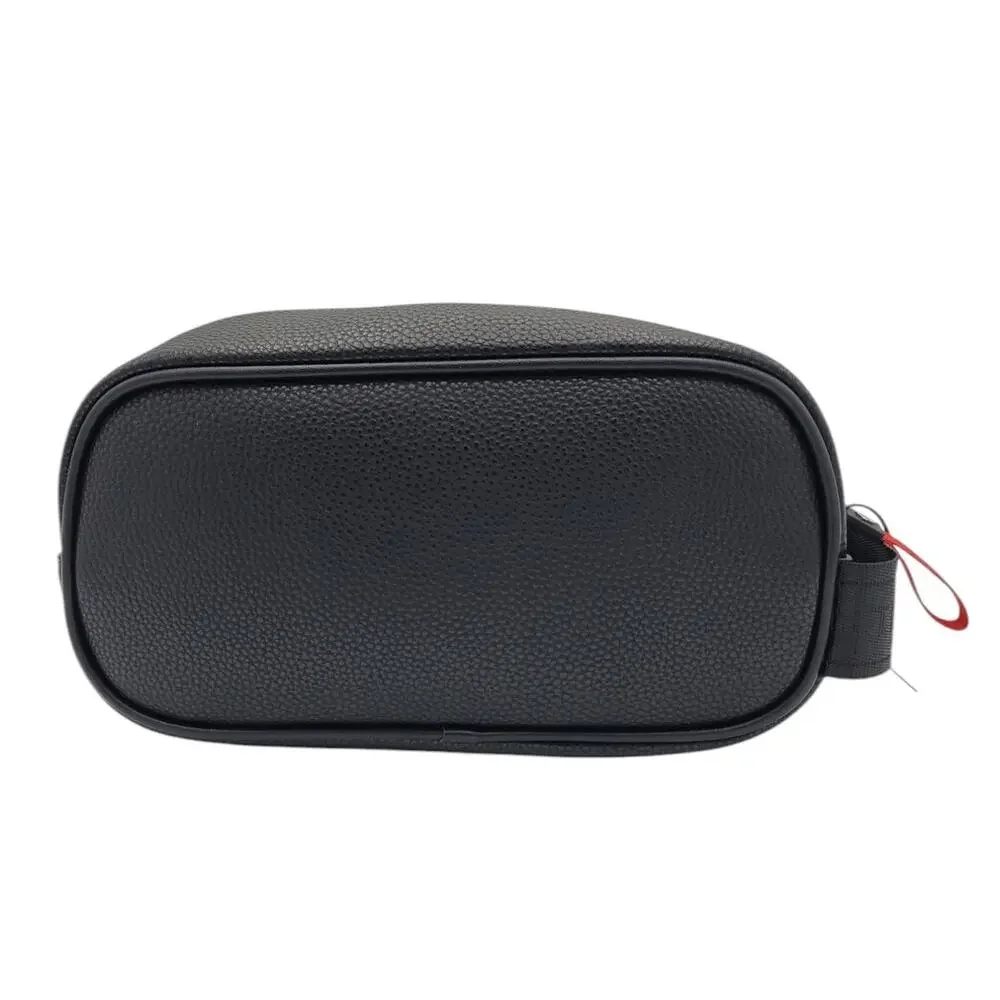 True Religion Red Titon Dopp Kit Men's Black Toiletry Bag Travel NWT World Tour